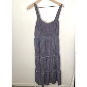 Madewell Checkered Midi Dress